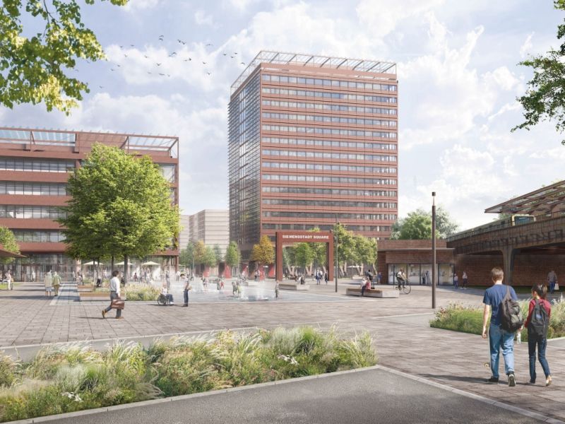 Ambitioniert: Grundsteinlegung für „Siemensstadt Square“