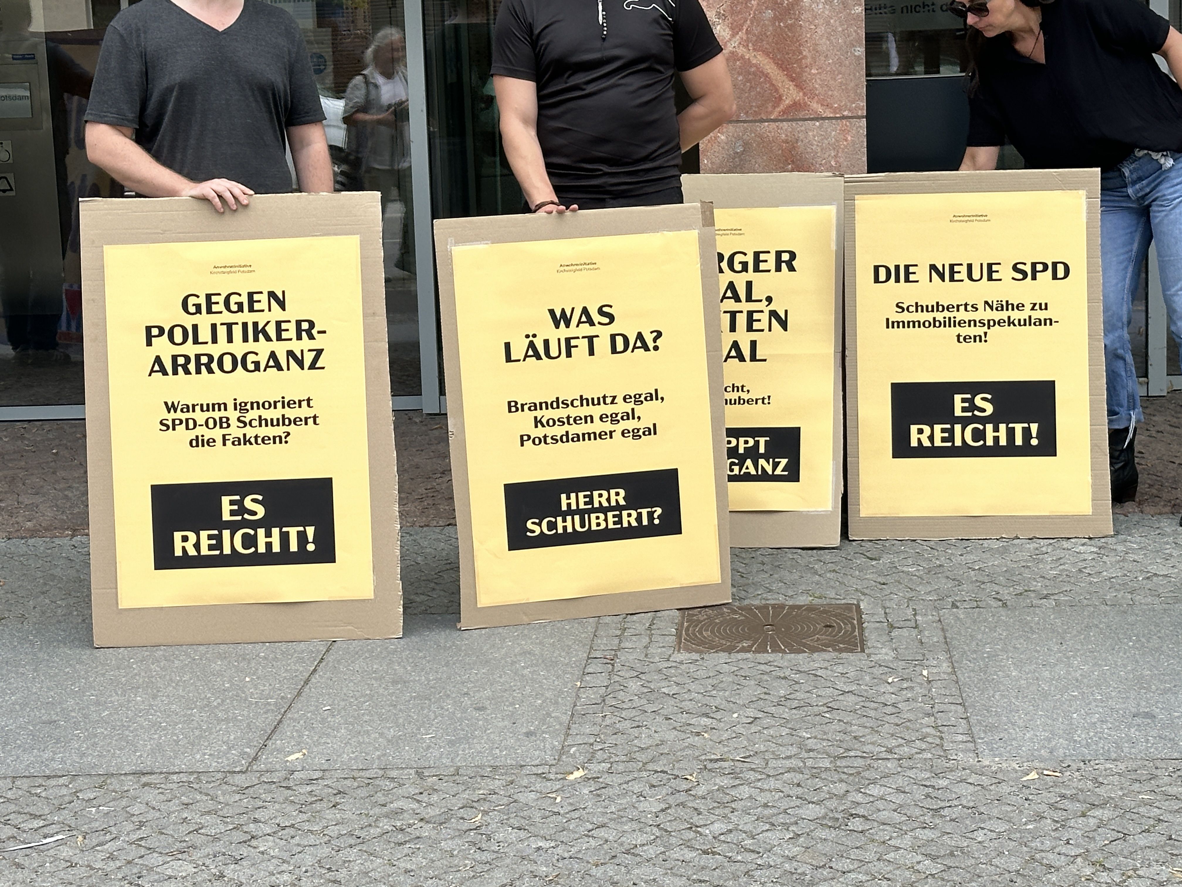 Potsdams Skandal-OB Schubert plant Geflüchtetenunterkunft OHNE Sicherheitskonzept!