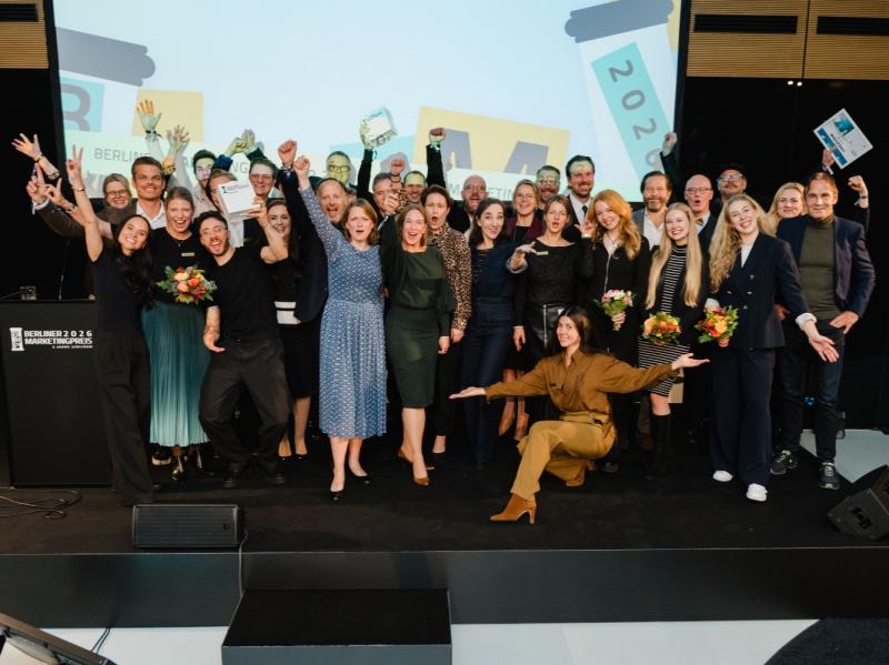 Berliner Marketingpreis 2026: Vier herausragende Marketingprojekte ausgezeichnet