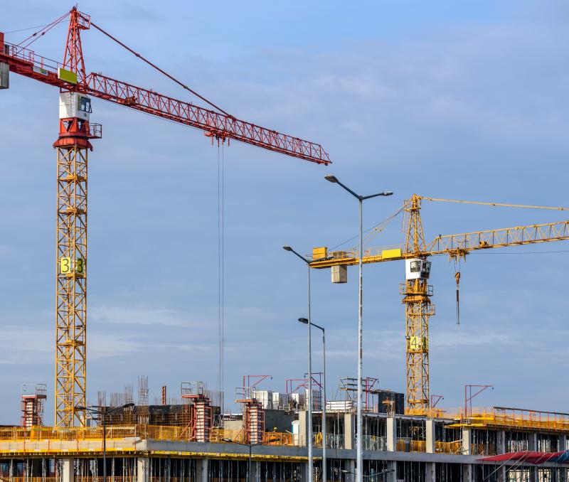 Berliner Bauhauptgewerbe: Weniger Umsatz und Auftragseingänge