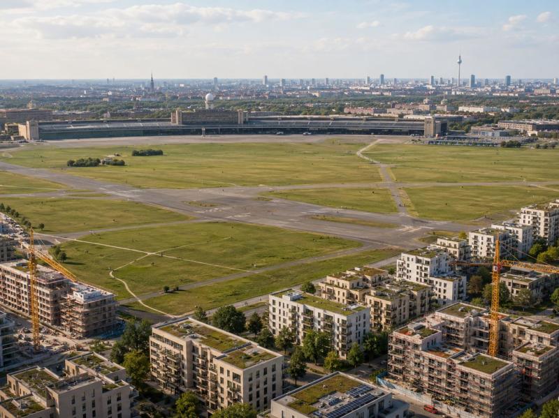 Tempelhofer Feld: Evers macht Randbebauung zum Wahlkampfthema