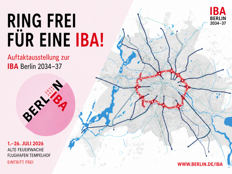 Ring frei für die IBA: Berlin eröffnet den öffentlichen Dialog über die Internationale Bauausstellung 2034–2037