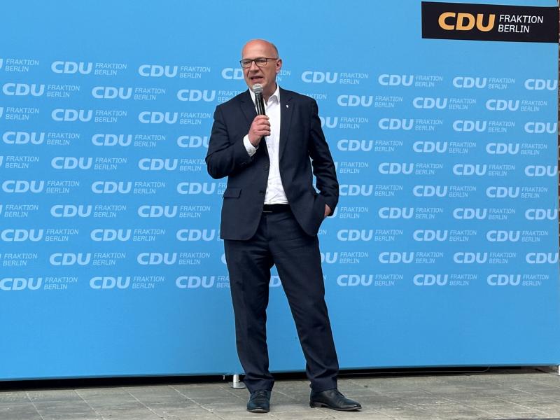 Kai Wegner verzichtet auf Spitzenkandidatur