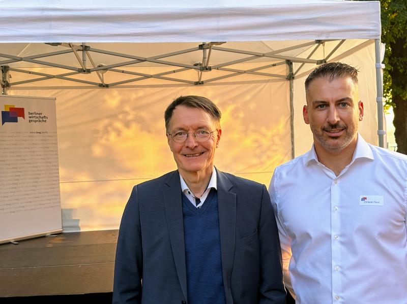 Bundesgesundheitsminister Lauterbach bei Berliner Wirtschaftsgesprächen