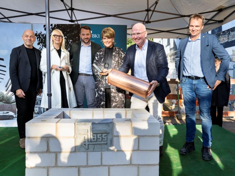 Neues Vereinshaus: VBKI feiert Grundsteinlegung