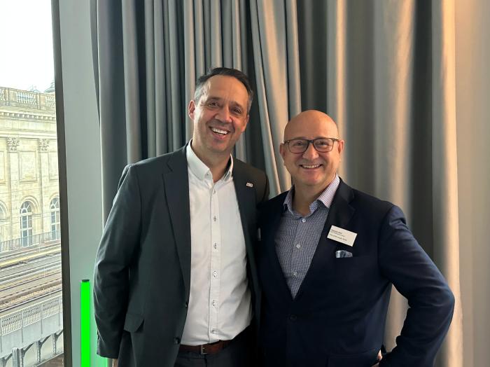 Wulf von Borzyskowski, CEO von All3 Construction Germany, und Thomas Doll, CEO/Managing Partner der TREUCON Gruppe Berlin, über Produktivität, Baukosten und neue Bauprozesse beim Baker Tilly Business Breakfast