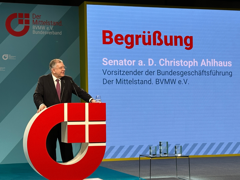 BVMW-Chef Christoph Ahlhaus: „Den Mittelstand retten“